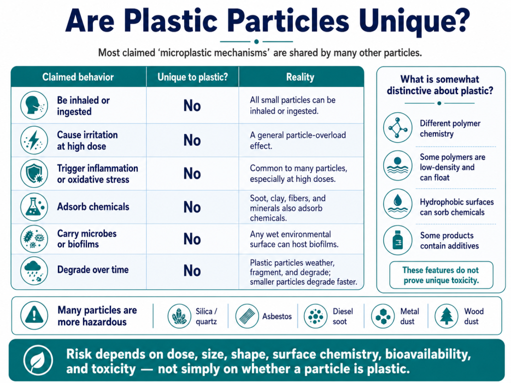 Are Plastic Particles Unique